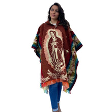 Load image into Gallery viewer, Lady of Guadalupe Alpaca Poncho
