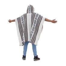 Load image into Gallery viewer, Men woven wool poncho
