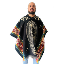 Load image into Gallery viewer, The Lady of Guadalupe Alpaca Poncho
