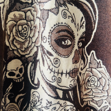 Load image into Gallery viewer, The Catrina Skull Alpaca Poncho
