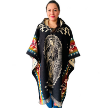 Load image into Gallery viewer, The Lady of Guadalupe Alpaca Poncho
