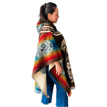Load image into Gallery viewer, The Catrina Skull Alpaca Poncho
