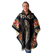 Load image into Gallery viewer, The Lady of Guadalupe Alpaca Poncho
