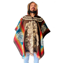 Load image into Gallery viewer, The Catrina Skull Alpaca Poncho
