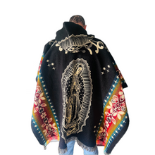 Load image into Gallery viewer, The Lady of Guadalupe Alpaca Poncho
