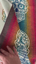Load and play video in Gallery viewer, The Catrina Skull Alpaca Poncho
